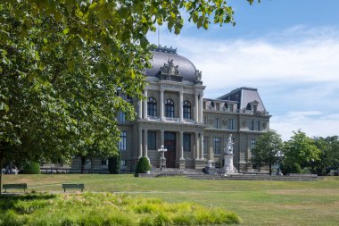 Eski şehir Lozan 'ın Panoraması, Vaud Kantonu, İsviçre