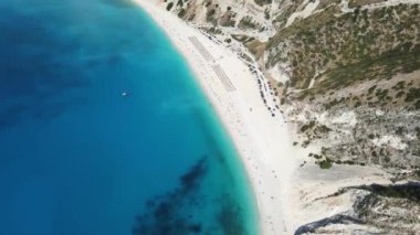 Myrtos Sahili, Cephalonia, İyon Adaları, Yunanistan