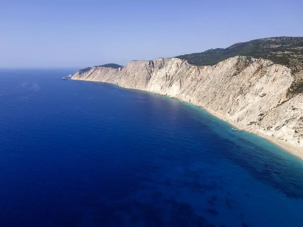 stock image Amazing view of Platia Ammos Beach, Cephalonia, Ionian Islands, Greece