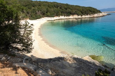 Emplisi Fiskardo Sahili, Cephalonia, İyon Adaları, Yunanistan