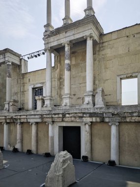 Bulgaristan'ın Plovdiv kentindeki Philippopolis Antik Roma tiyatrosunun kalıntıları