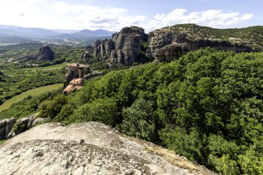 Meteora Manastırları, Teselya, Yunanistan 'ın İnanılmaz Panoramik Manastırı