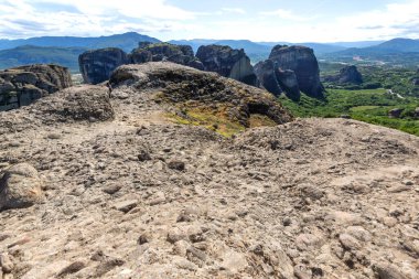 Meteora Manastırları, Teselya, Yunanistan 'ın İnanılmaz Panoramik Manastırı