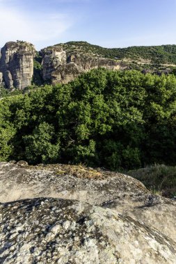 Meteora Manastırları, Teselya, Yunanistan 'ın İnanılmaz Panoramik Manastırı
