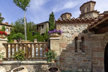 Meteora Manastırları, Teselya, Yunanistan 'ın İnanılmaz Panoramik Manastırı