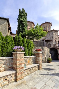 Meteora Manastırları, Teselya, Yunanistan 'ın İnanılmaz Panoramik Manastırı