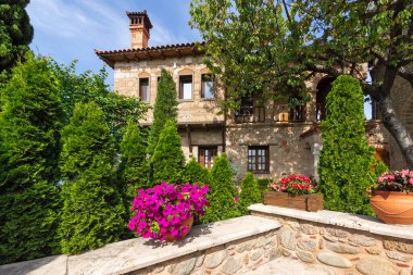Meteora Manastırları, Teselya, Yunanistan 'ın İnanılmaz Panoramik Manastırı