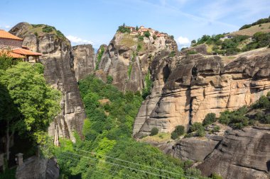 Meteora Manastırları, Teselya, Yunanistan 'ın İnanılmaz Panoramik Manastırı