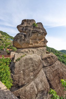 Meteora Manastırları, Teselya, Yunanistan 'ın İnanılmaz Panoramik Manastırı