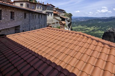 Meteora Manastırları, Teselya, Yunanistan 'ın İnanılmaz Panoramik Manastırı
