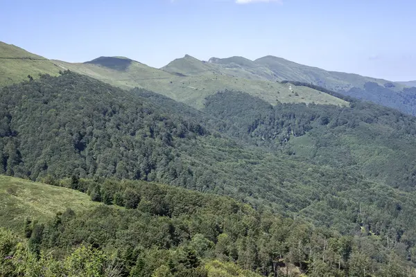 stock image Summer view of Belasitsa Mountain around Kongur peak, Blagoevgrad Region, Bulgaria