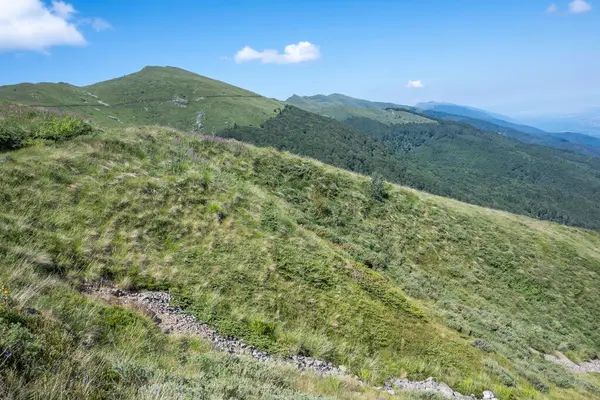 stock image Summer view of Belasitsa Mountain around Kongur peak, Blagoevgrad Region, Bulgaria