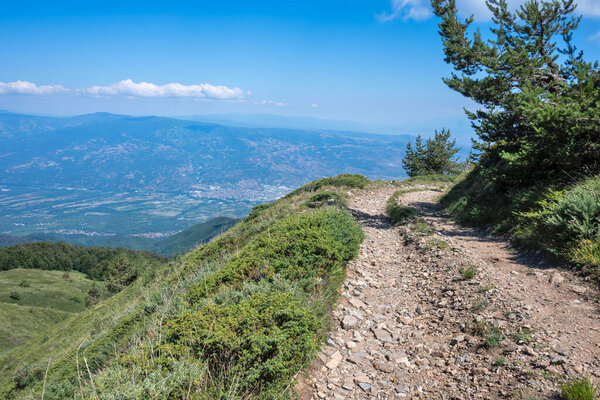 Summer view of Belasitsa Mountain around Kongur peak, Blagoevgrad Region, Bulgaria