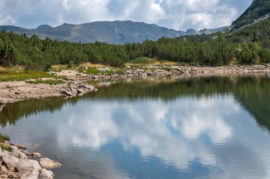 Amazing Landscape of The Stinky Lake (Smradlivoto Lake), Rila mountain, Bulgaria clipart