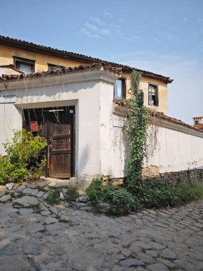 Panoramic view of The old town of city of Plovdiv, Bulgaria clipart