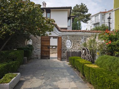 Bulgaristan 'ın eski Plovdiv kentinin panoramik manzarası