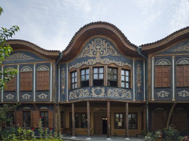 Bulgaristan 'ın eski Plovdiv kentinin panoramik manzarası