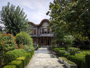 Bulgaristan 'ın eski Plovdiv kentinin panoramik manzarası