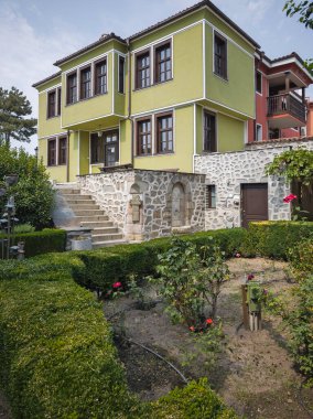 Bulgaristan 'ın eski Plovdiv kentinin panoramik manzarası