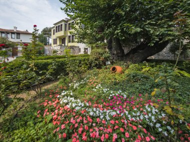 Bulgaristan 'ın eski Plovdiv kentinin panoramik manzarası