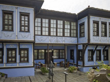 Bulgaristan 'ın eski Plovdiv kentinin panoramik manzarası