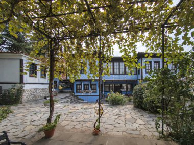 Bulgaristan 'ın eski Plovdiv kentinin panoramik manzarası