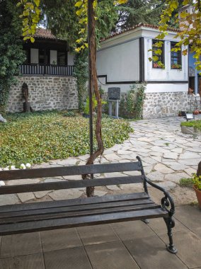 Bulgaristan 'ın eski Plovdiv kentinin panoramik manzarası