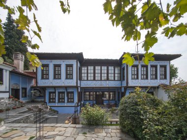 Bulgaristan 'ın eski Plovdiv kentinin panoramik manzarası