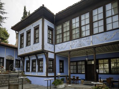 Bulgaristan 'ın eski Plovdiv kentinin panoramik manzarası