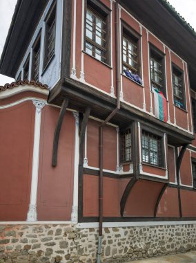Bulgaristan 'ın eski Plovdiv kentinin panoramik manzarası