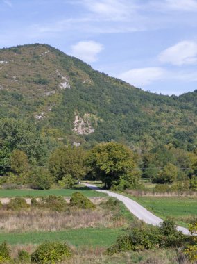 Amazing Summer Landscape of Jerma River Gorge at Vlaska Mountain, Dimitrovgrad region, Serbia clipart