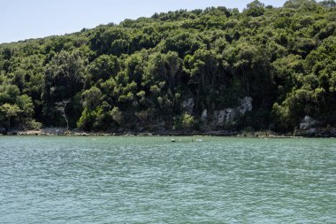 Amazing view of The mouth of the river Acheron at Ammoudia village, Epirus, Greece clipart