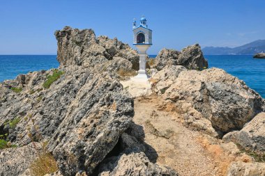 Amazing view of The mouth of the river Acheron at Ammoudia village, Epirus, Greece clipart