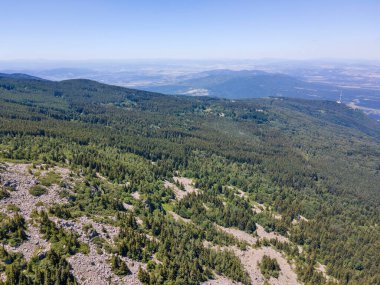 Amazing Aerial view of Vitosha Mountain near Kamen Del Peak, Bulgaria
