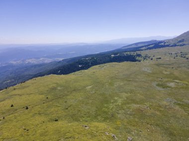 Amazing Aerial view of Vitosha Mountain near Kamen Del Peak, Bulgaria