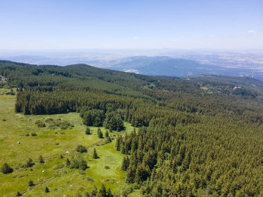 Amazing Aerial view of Vitosha Mountain near Kamen Del Peak, Bulgaria