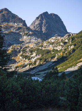 Amazing Autumn Landscape of Rila Mountain near Malyovitsa peak, Bulgaria