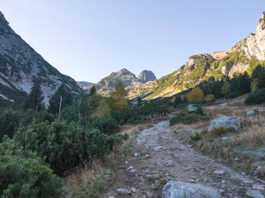 Amazing Autumn Landscape of Rila Mountain near Malyovitsa peak, Bulgaria