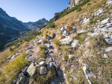 Amazing Autumn Landscape of Rila Mountain near Malyovitsa peak, Bulgaria