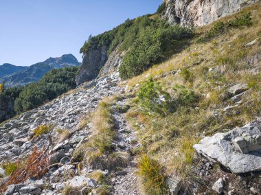 Amazing Autumn Landscape of Rila Mountain near Malyovitsa peak, Bulgaria