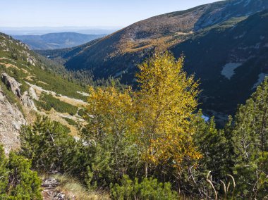 Amazing Autumn Landscape of Rila Mountain near Malyovitsa peak, Bulgaria