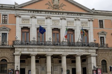 BARI, İtalya - 16 Mayıs 2024: Bari, Apulia Bölgesi, İtalya 'nın Eski Kasabası' nın inanılmaz manzarası