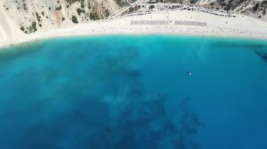 Myrtos Sahili, Cephalonia, İyon Adaları, Yunanistan