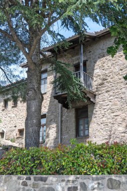 Meteora Manastırlarının bahar manzarası, Teselya, Yunanistan