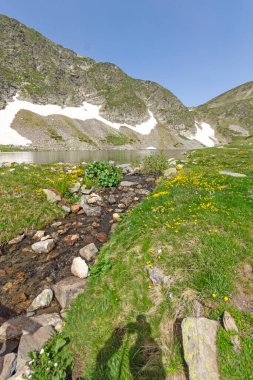 Bulgaristan 'ın Yedi Rila Gölü yakınlarındaki Rila Dağı' nın Şaşırtıcı Panoraması