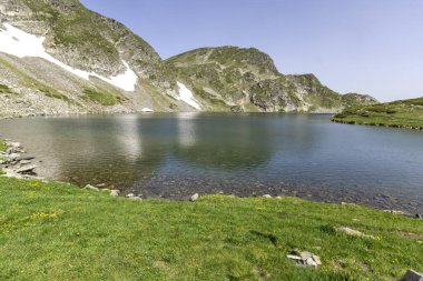 Bulgaristan 'ın Yedi Rila Gölü yakınlarındaki Rila Dağı' nın Şaşırtıcı Panoraması