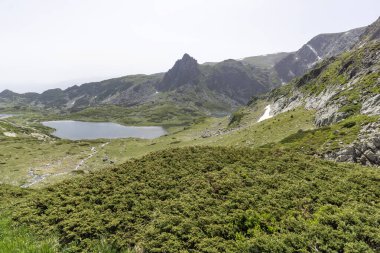 Bulgaristan 'ın Yedi Rila Gölü yakınlarındaki Rila Dağı' nın Şaşırtıcı Panoraması