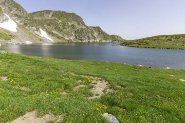 Bulgaristan 'ın Yedi Rila Gölü yakınlarındaki Rila Dağı' nın Şaşırtıcı Panoraması