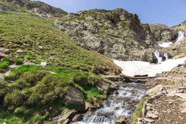 Bulgaristan 'ın Yedi Rila Gölü yakınlarındaki Rila Dağı' nın Şaşırtıcı Panoraması