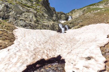 Amazing Panorama of Rila Mountain near The Seven Rila Lakes, Bulgaria clipart